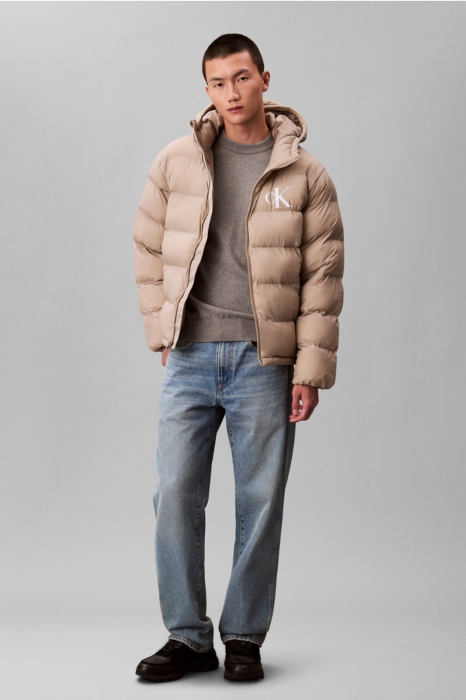LS NYLON MONOGRAM PUFFER JKT LV04RD528G RAK VINTAGE KHAKI